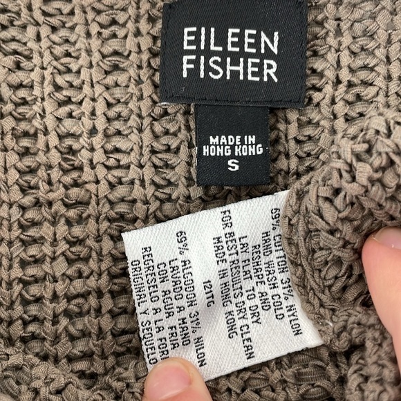 Eileen Fisher Sweater Women's S Small Brown Knit Pullover - Picture 11 of 13
